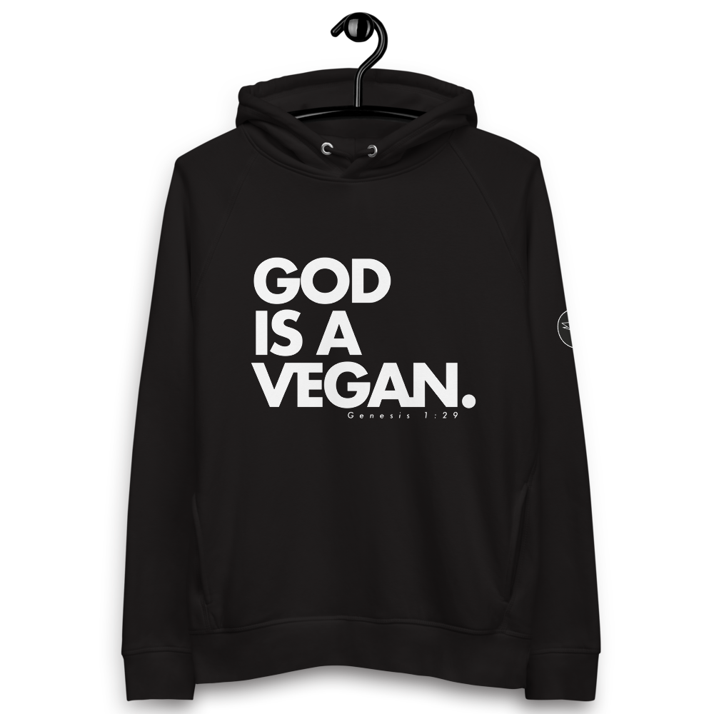 God is a Vegan - Premium Hoodie