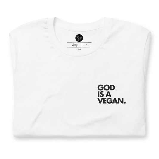 GOD IS A VEGAN Unisex-T-Shirt